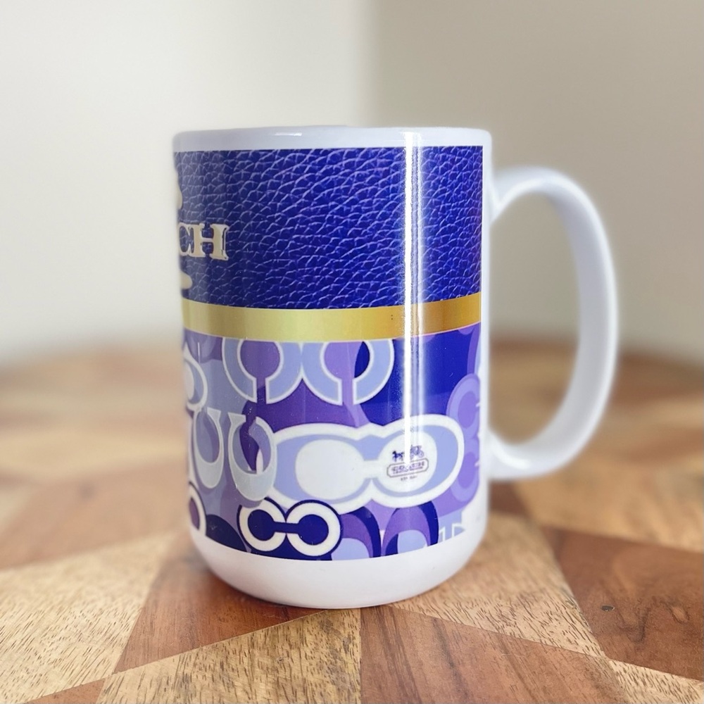 NEW Luxury Fashion handbag inspired Ceramic Mug 15oz. NWT Hand Crafted. - Picture 4 of 4